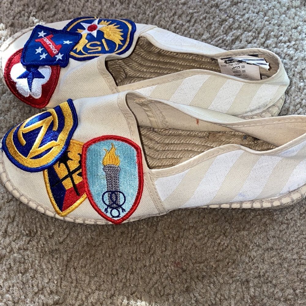 Off-White Patchwork Espadrilles - image 3